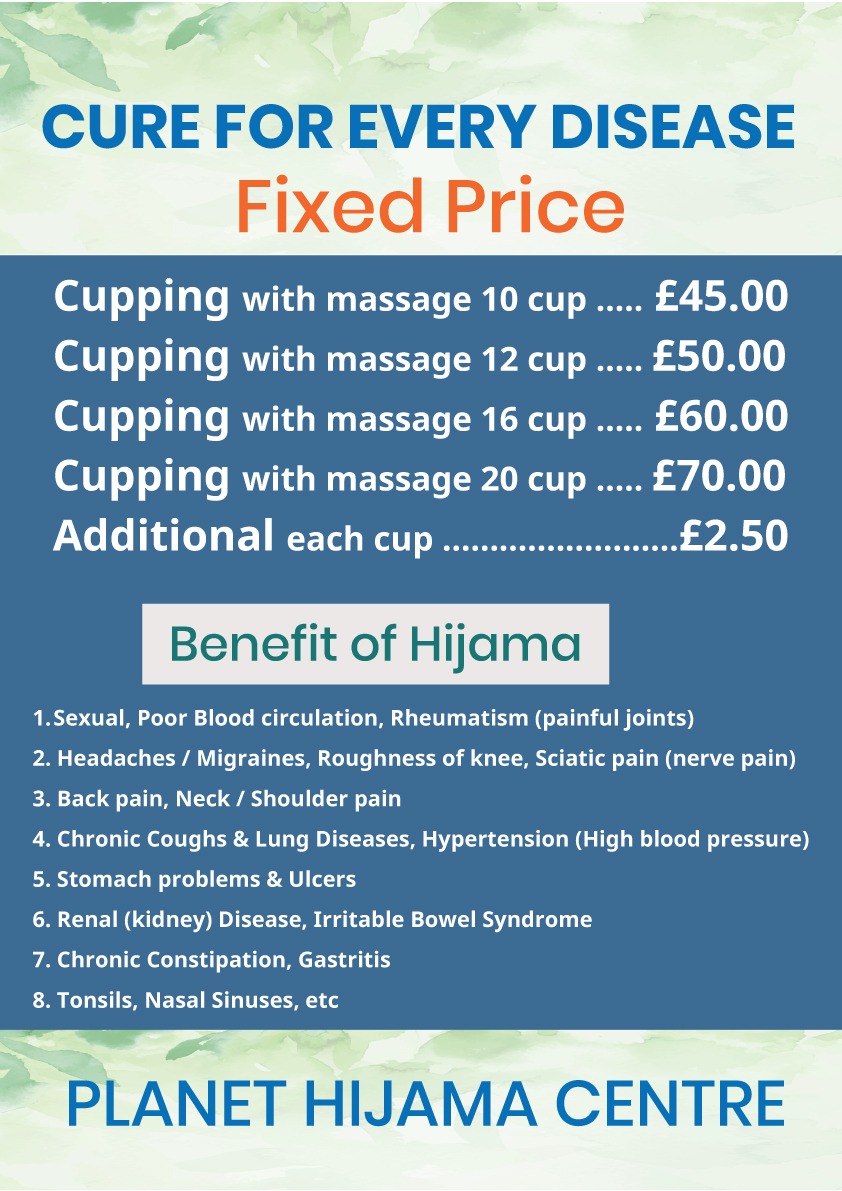 Hijama Price